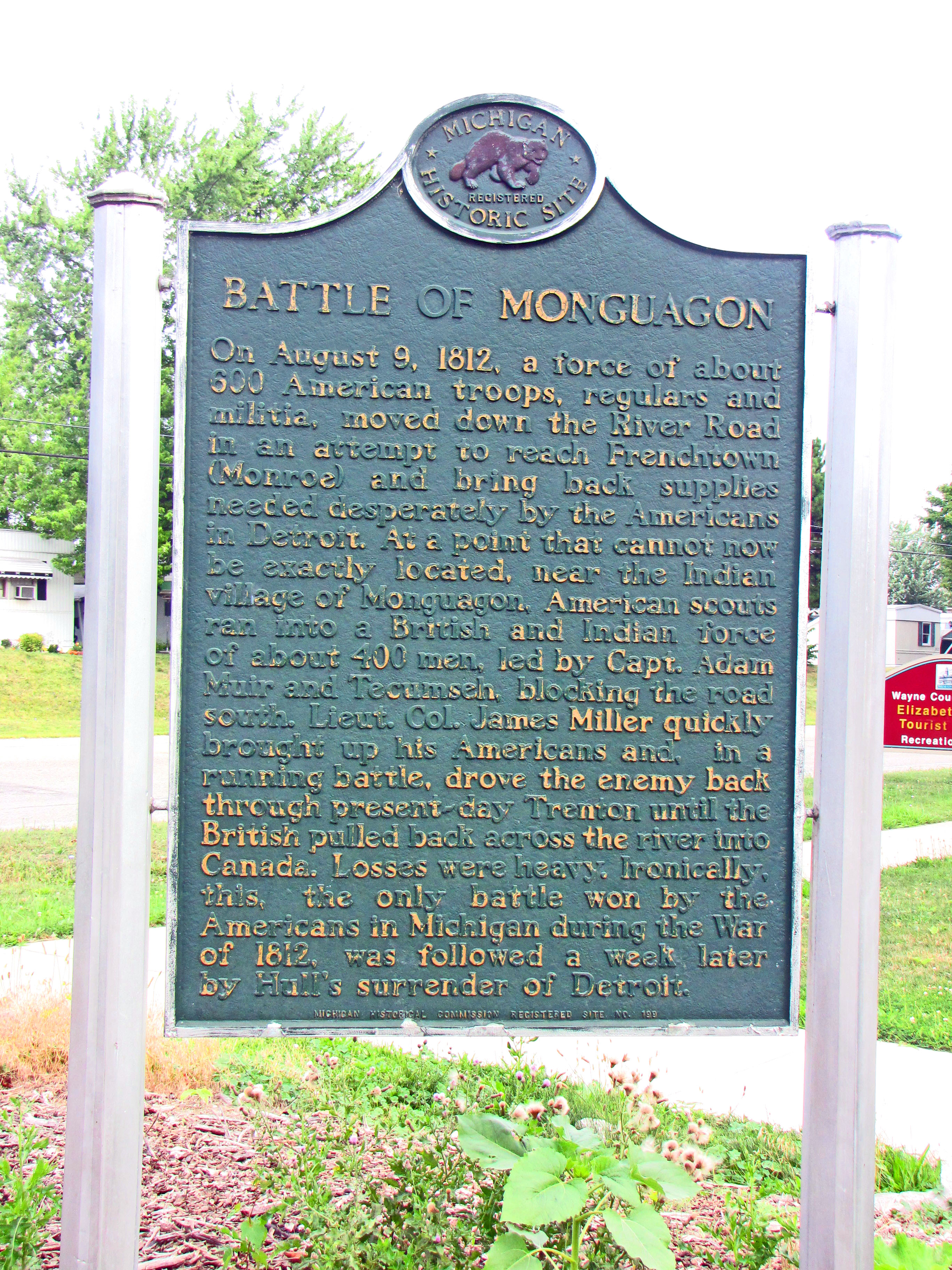 1812 : Battle of Monguagon